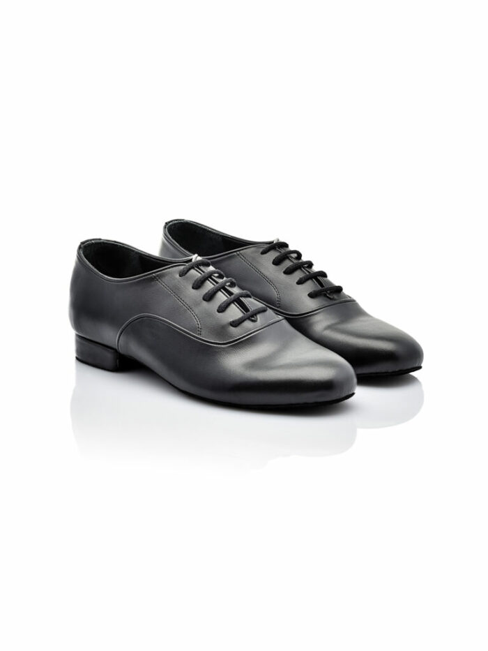 SCARPE DA BALLO IN ECOPELLE MODELLO OXFORD COLORE NERO TACCO 2,5 CM, Dancin