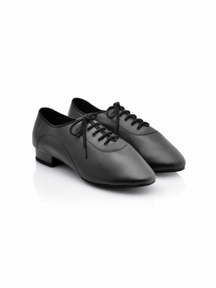 SCARPE DA BALLO UNISEX STANDARD DOPPIA SUOLA IN ECOPELLE NERO TACCO 2 CM, Dancin